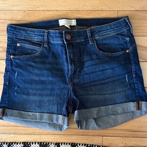 New York Laundry Dark Blue Jean Shorts